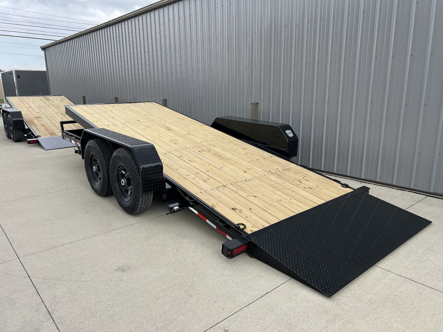 New Sure-Trac 7 x 18 Tilt Bed Equipment Trailer 14K