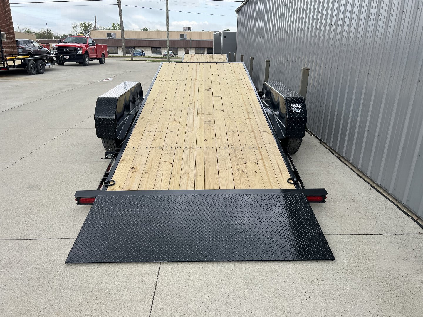 New Sure-Trac 7 x 18 Tilt Bed Equipment Trailer 14K