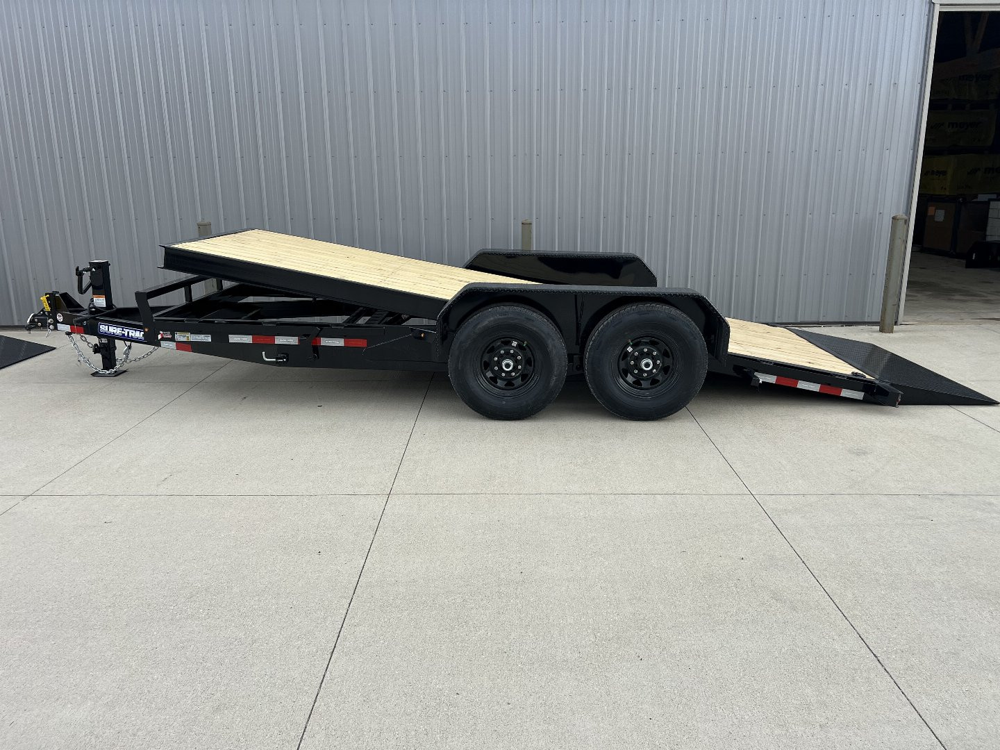 New Sure-Trac 7 x 18 Tilt Bed Equipment Trailer 14K