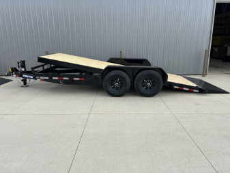 New Sure-Trac 7 x 18 Tilt Bed Equipment Trailer 14K