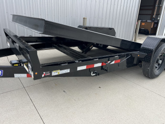 New Sure-Trac 7 x 18 Tilt Bed Equipment Trailer 14K