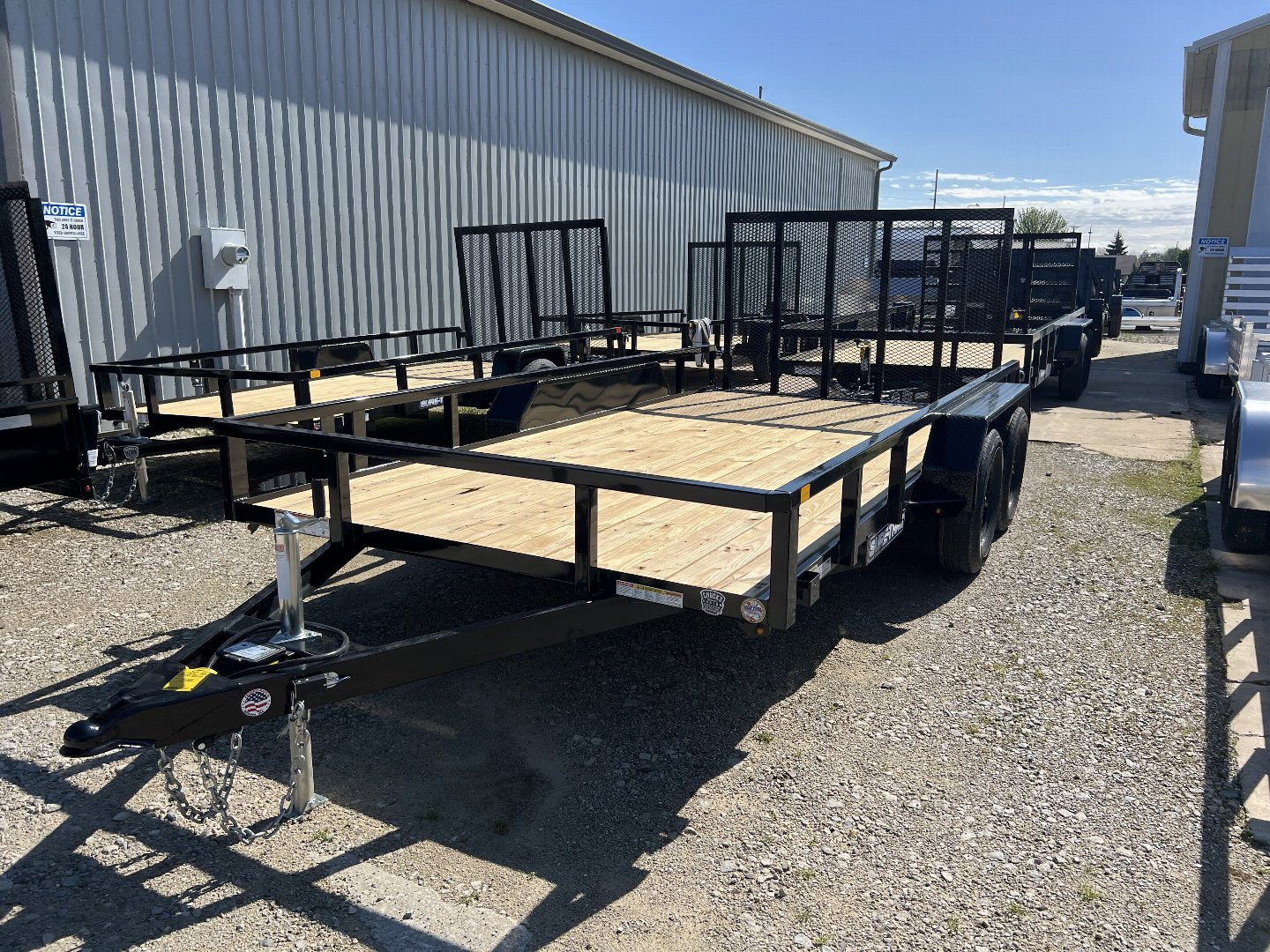 New 2025 SURE-TRAC 7X14 TUBE TOP 7K Utility Trailer