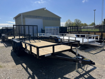 New 2025 SURE-TRAC 7X14 TUBE TOP 7K Utility Trailer