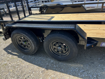 New 2025 SURE-TRAC 7X14 TUBE TOP 7K Utility Trailer