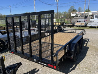 New 2025 SURE-TRAC 7X14 TUBE TOP 7K Utility Trailer