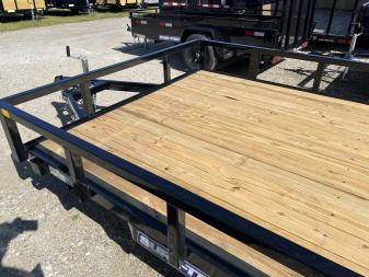 New 2025 SURE-TRAC 7X14 TUBE TOP 7K Utility Trailer