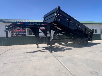 New 2025 Load Trail 83''x16' GN Low-Pro Dump Trailer