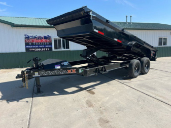 New 2025 RawMaxx GDX 83''x16' Dump Dump Trailer