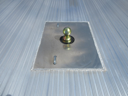 New 2025 Tuff Truck Bodies 8'6"X 100" SKIRTED RANCHER EXTURDED ALUMINUM W/GOOSENECK HITCH Truck Bed