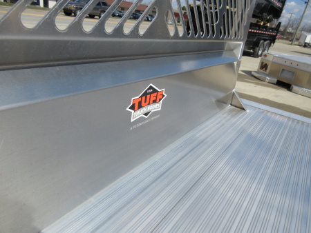 New 2025 Tuff Truck Bodies 8'6"X 100" SKIRTED RANCHER EXTURDED ALUMINUM W/GOOSENECK HITCH Truck Bed