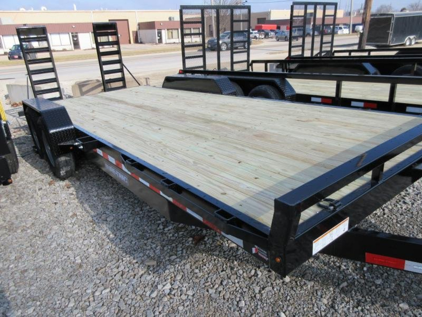 New 2025 Sure-Trac 7 x 20 (18+2) Equipment Trailer 14K
