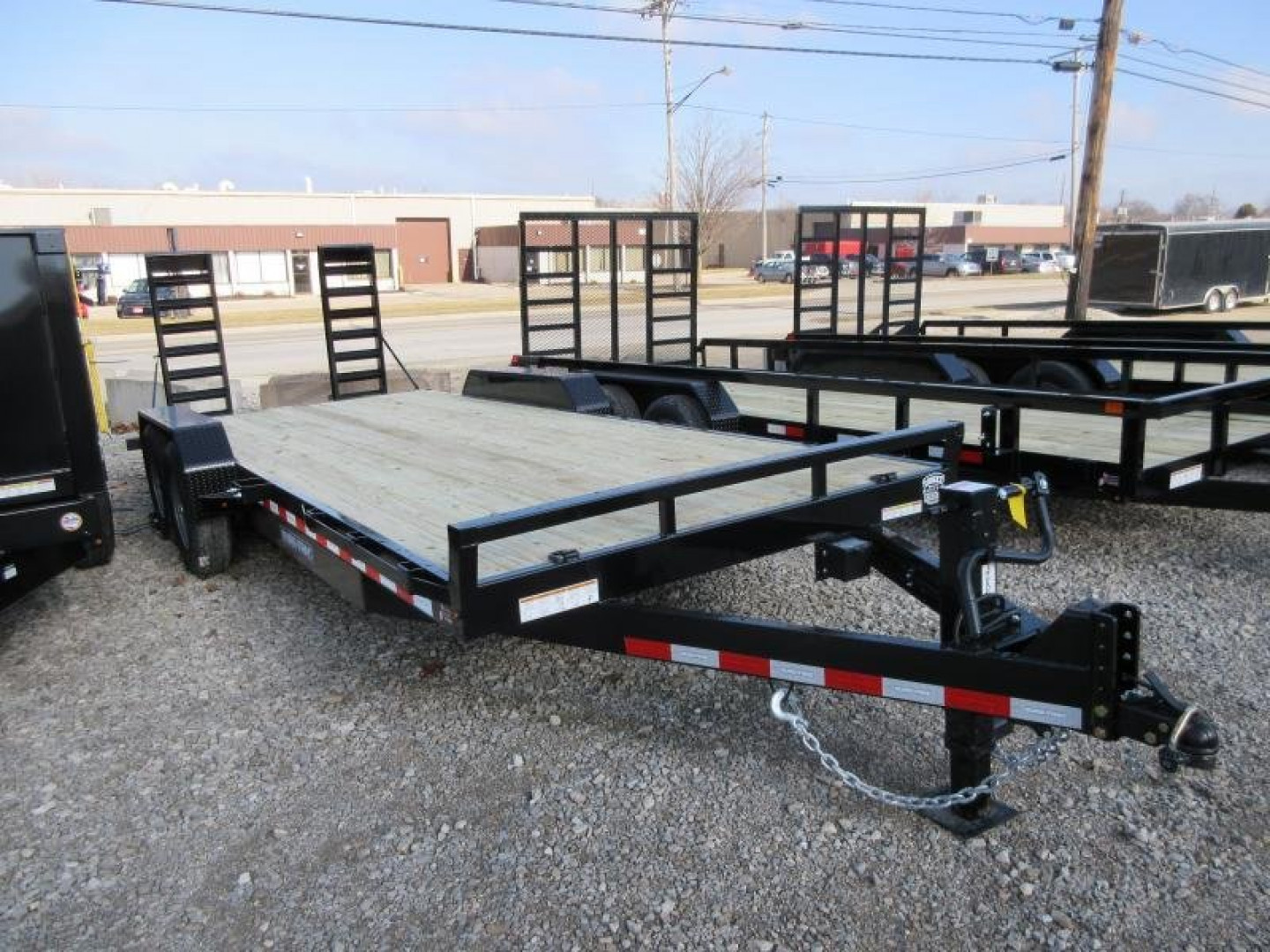 New 2025 Sure-Trac 7 x 20 (18+2) Equipment Trailer 14K
