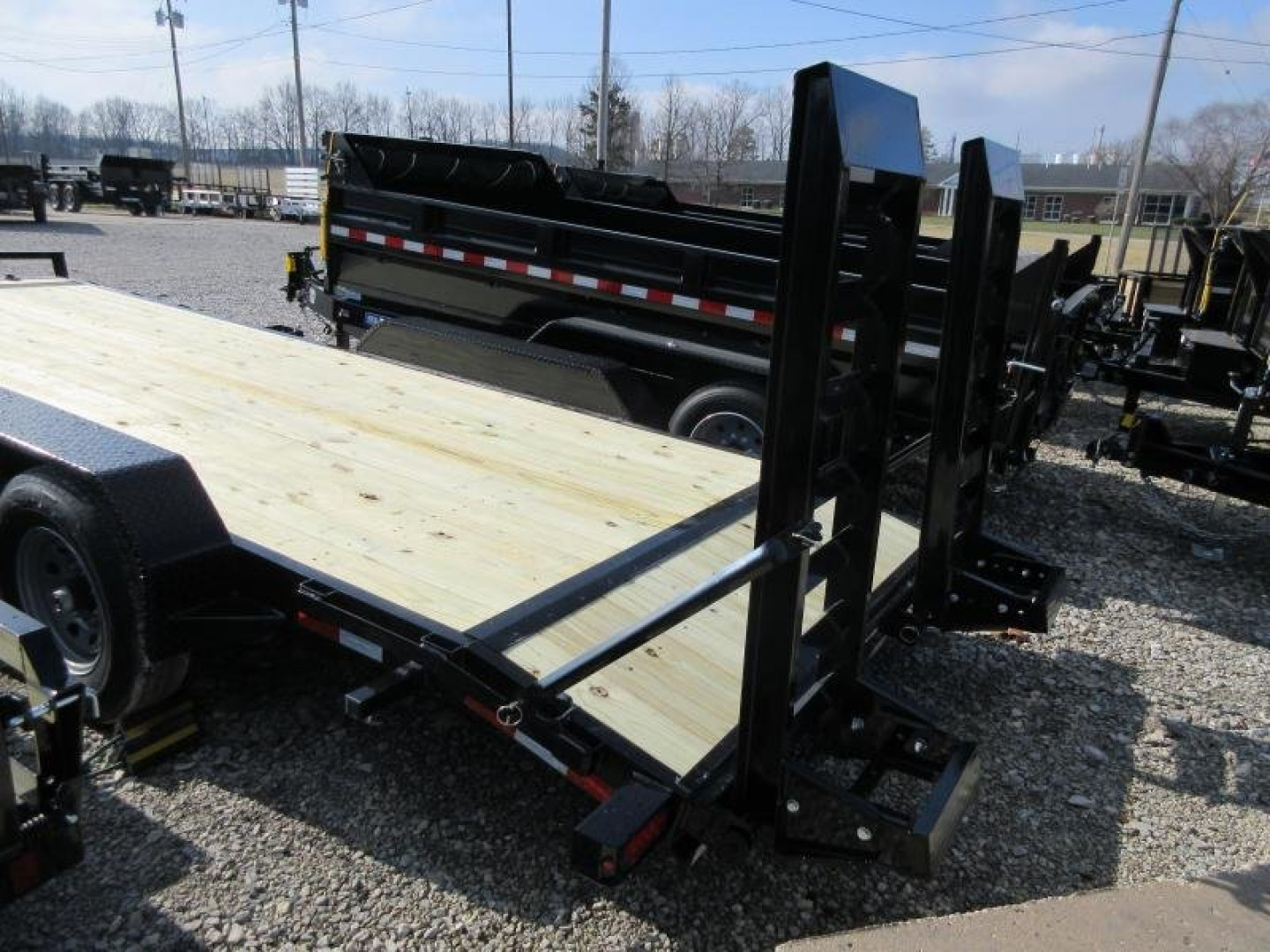 New 2025 Sure-Trac 7 x 20 (18+2) Equipment Trailer 14K