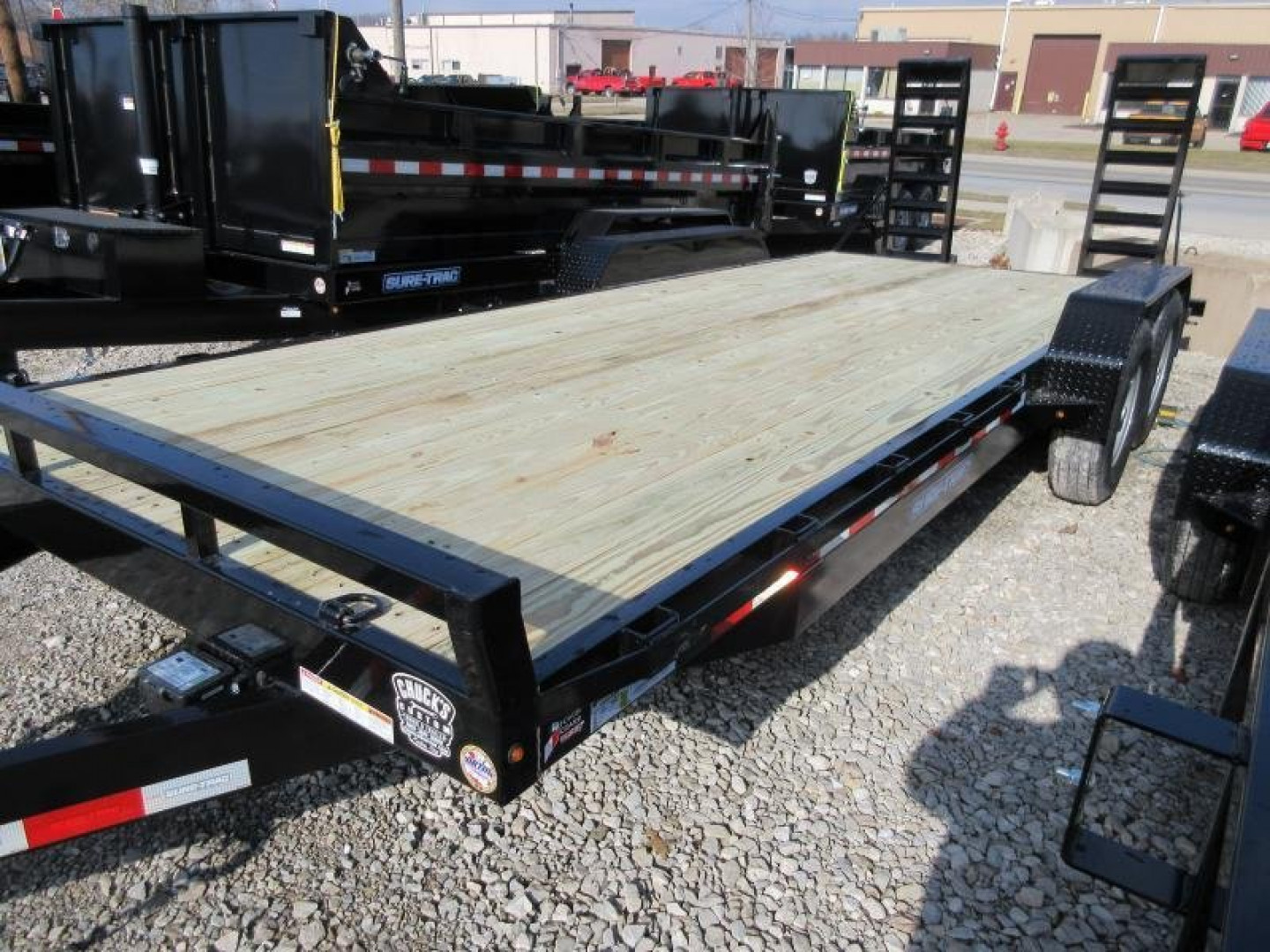 New 2025 Sure-Trac 7 x 20 (18+2) Equipment Trailer 14K