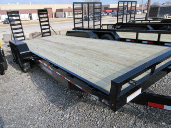 New 2025 Sure-Trac 7 x 20 (18+2) Equipment Trailer 14K