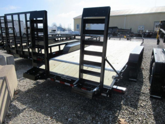 New 2025 Sure-Trac 7 x 20 (18+2) Equipment Trailer 14K