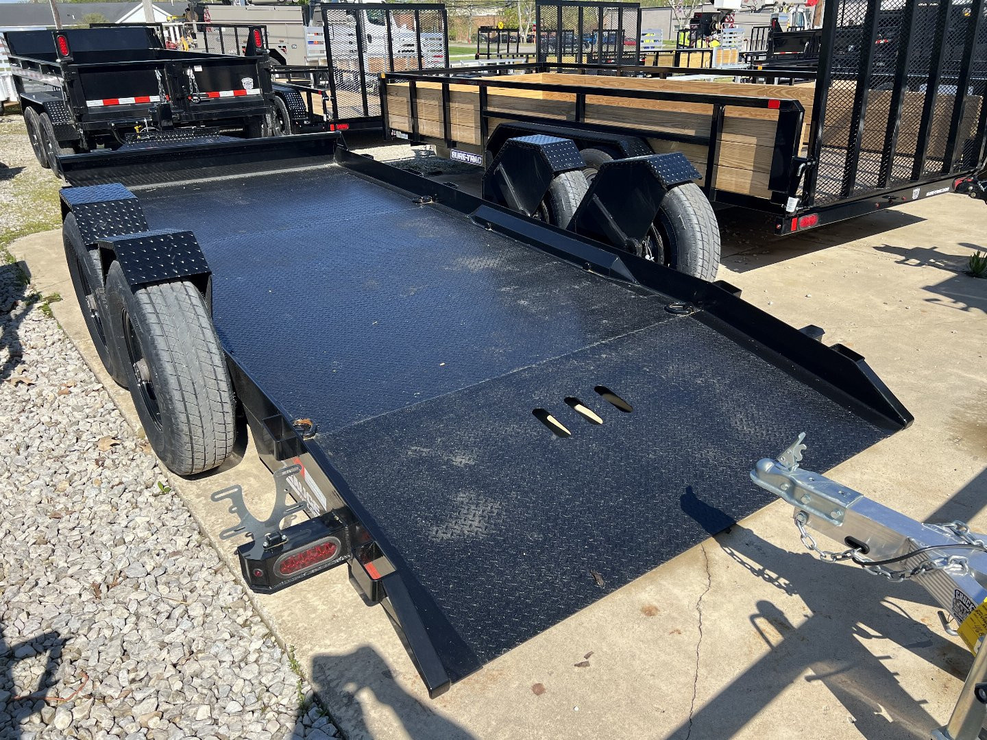 New 2025 Sure-Trac 7X16 DROP DECK EQUIPMENT TRAILER Equipment Trailer