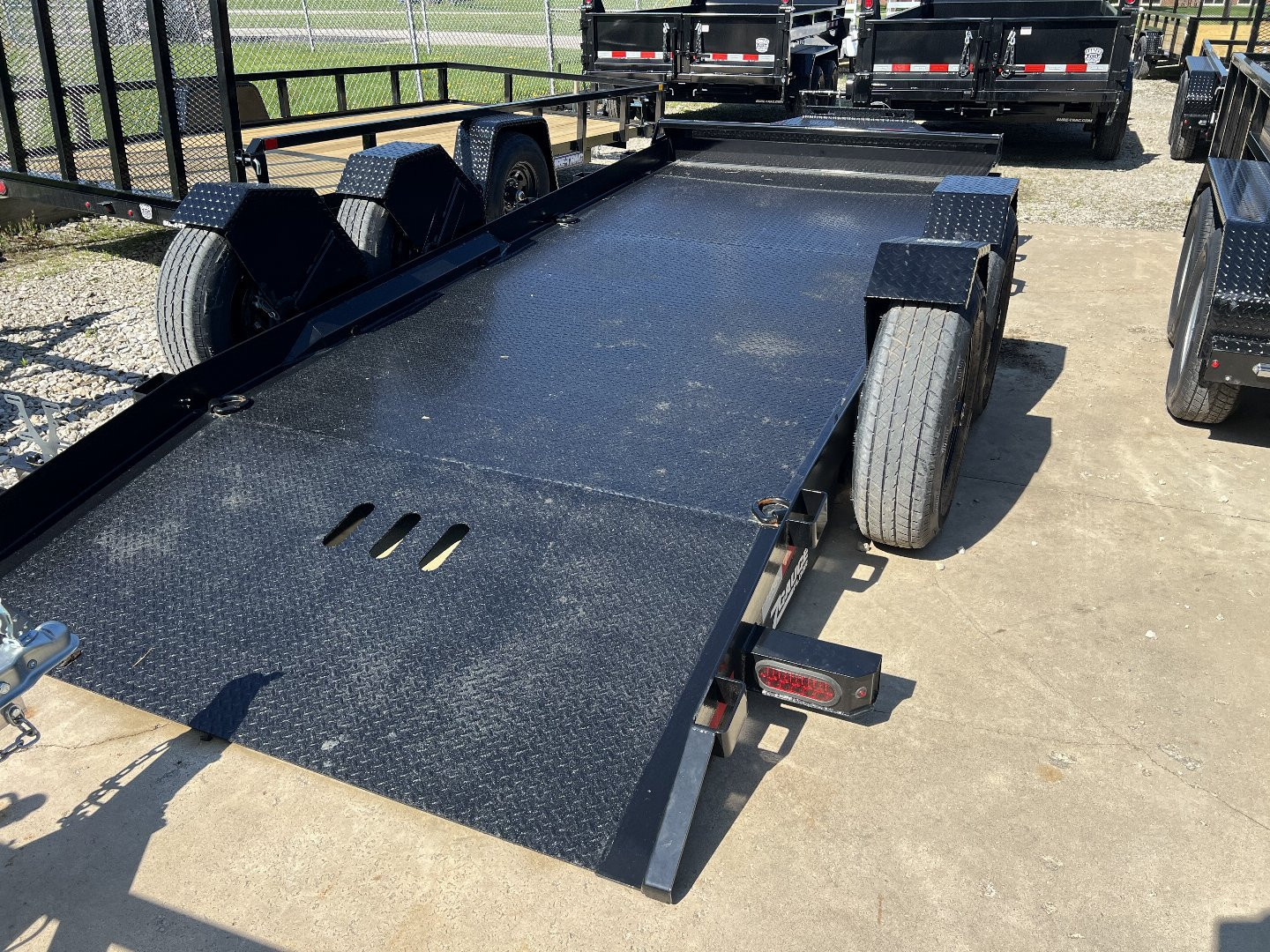 New 2025 Sure-Trac 7X16 DROP DECK EQUIPMENT TRAILER Equipment Trailer