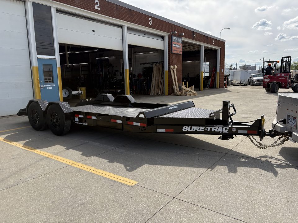 New 2025 Sure-Trac 7X16 DROP DECK EQUIPMENT TRAILER Tilt Trailer