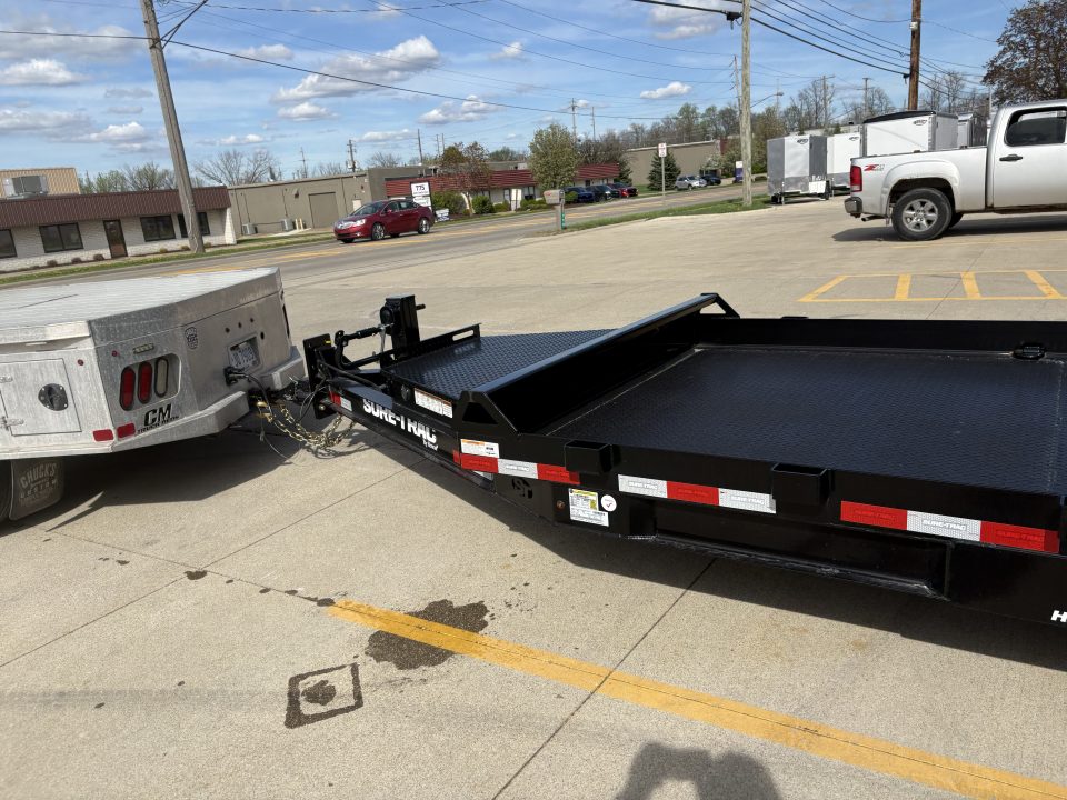 New 2025 Sure-Trac 7X16 DROP DECK EQUIPMENT TRAILER Tilt Trailer