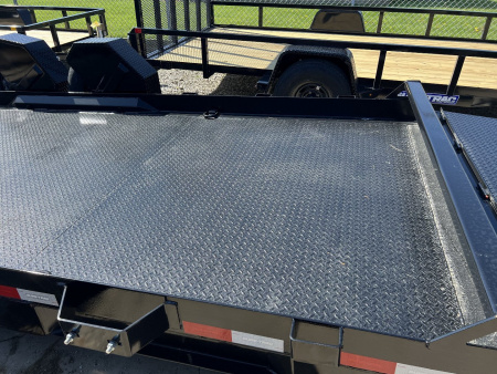 New 2025 Sure-Trac 7X16 DROP DECK EQUIPMENT TRAILER Equipment Trailer