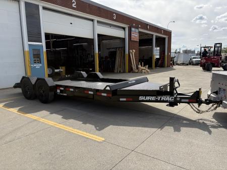 New 2025 Sure-Trac 7X16 DROP DECK EQUIPMENT TRAILER Tilt Trailer
