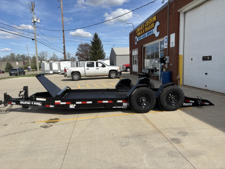 New 2025 Sure-Trac 7X16 DROP DECK EQUIPMENT TRAILER Tilt Trailer