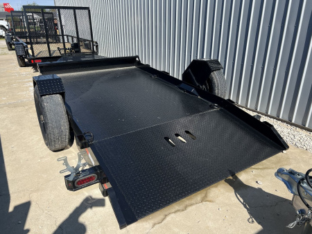 New 2025 Sure-Trac 7'X12' DROP DECK EQUIPMENT TRAILER Equipment Trailer