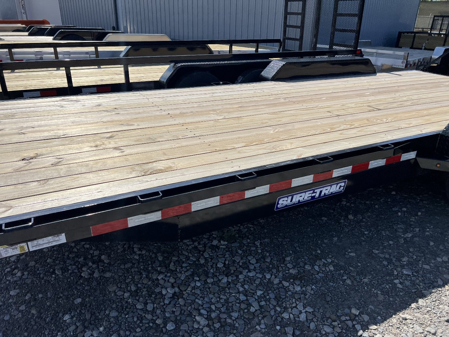 New 2025 Sure-Trac 7 x 20 (18+2) Equipment Trailer 14K
