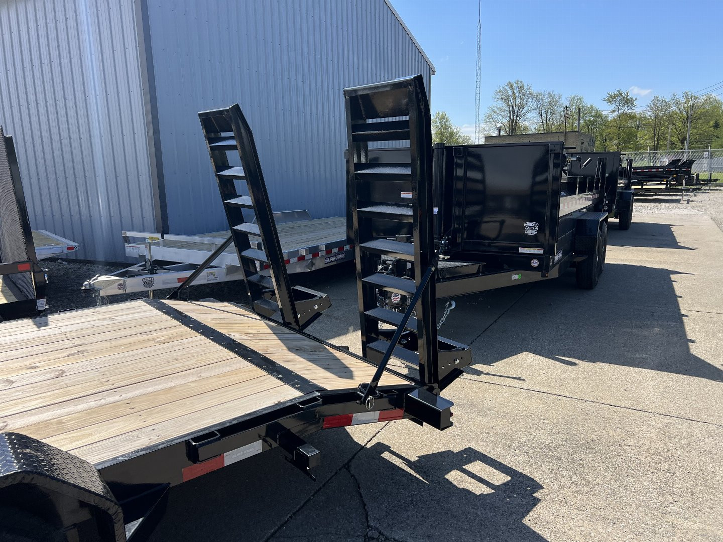 New 2025 Sure-Trac 7 x 20 (18+2) Equipment Trailer 14K