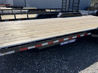 New 2025 Sure-Trac 7 x 20 (18+2) Equipment Trailer 14K
