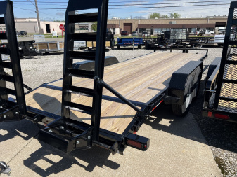 New 2025 Sure-Trac 7 x 20 (18+2) Equipment Trailer 14K