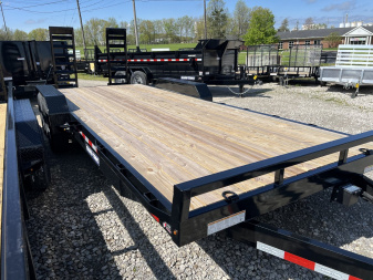 New 2025 Sure-Trac 7 x 20 (18+2) Equipment Trailer 14K