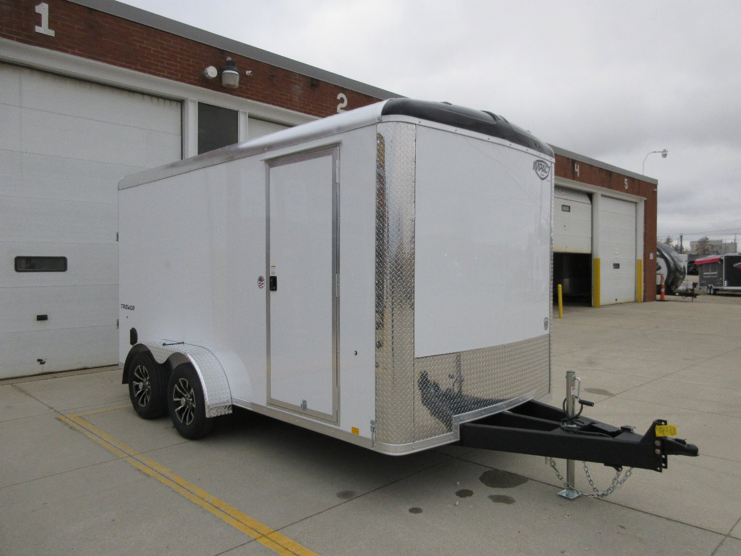 New 2025 Impact Trailers 7'X14' TREMOR ROUND TOP RAMP DOOR Cargo ...