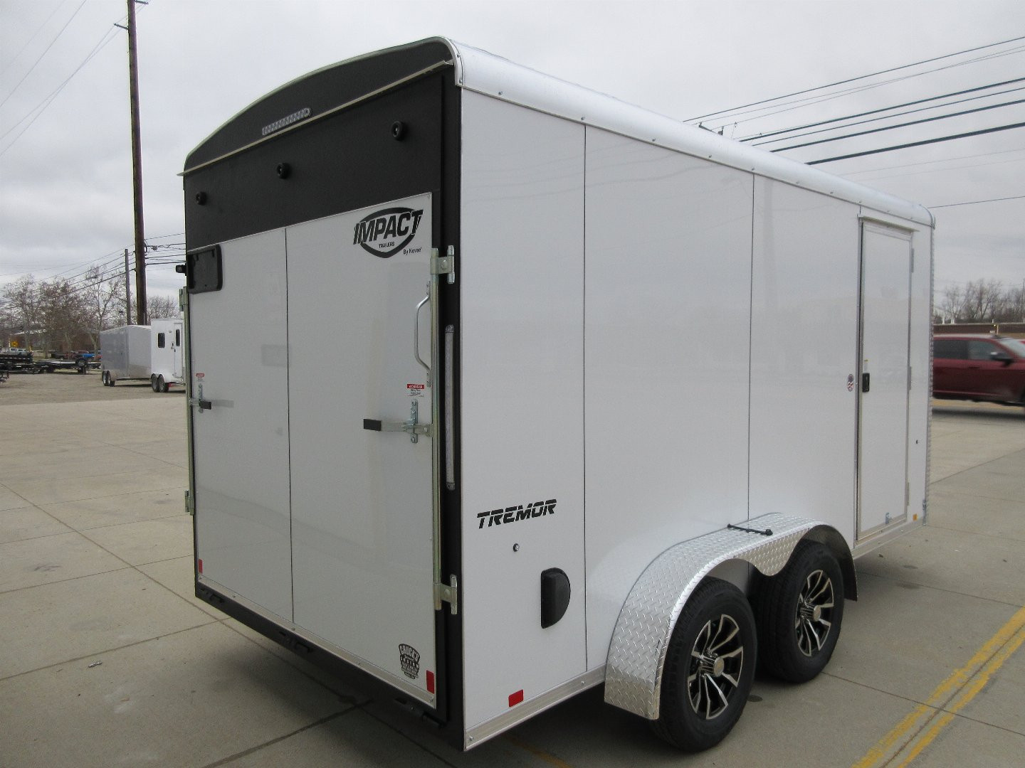 New 2025 Impact Trailers 7'X14' TREMOR ROUND TOP RAMP DOOR Cargo ...