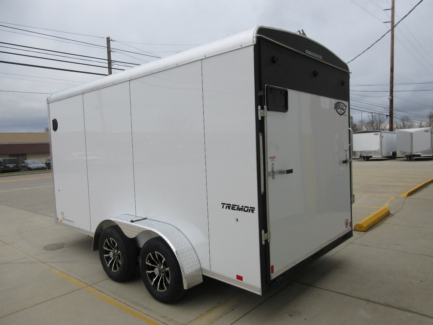 New 2025 Impact Trailers 7'X14' TREMOR ROUND TOP RAMP DOOR Cargo ...