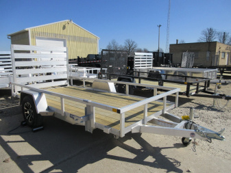 New Sure-Trac 6 X 12 Aluminum Tube Top Utility  3K Idler