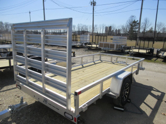 New Sure-Trac 6 X 12 Aluminum Tube Top Utility  3K Idler