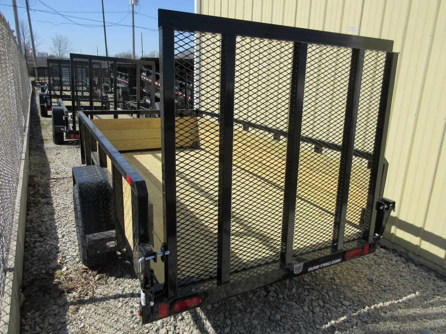 New 2025 Sure-Trac 5 x 10 Tube Top Three Board Trailer  3K Idler