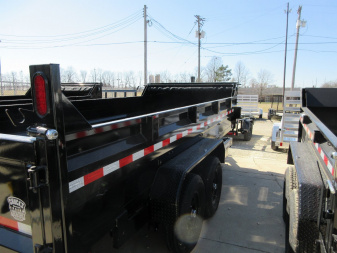 New 2025 Sure-Trac 82 x 16 HD Low Profile Dump Trailer 14K TelescopIc