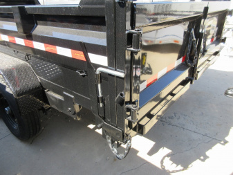 New 2025 Sure-Trac 82 x 16 HD Low Profile Dump Trailer 14K TelescopIc