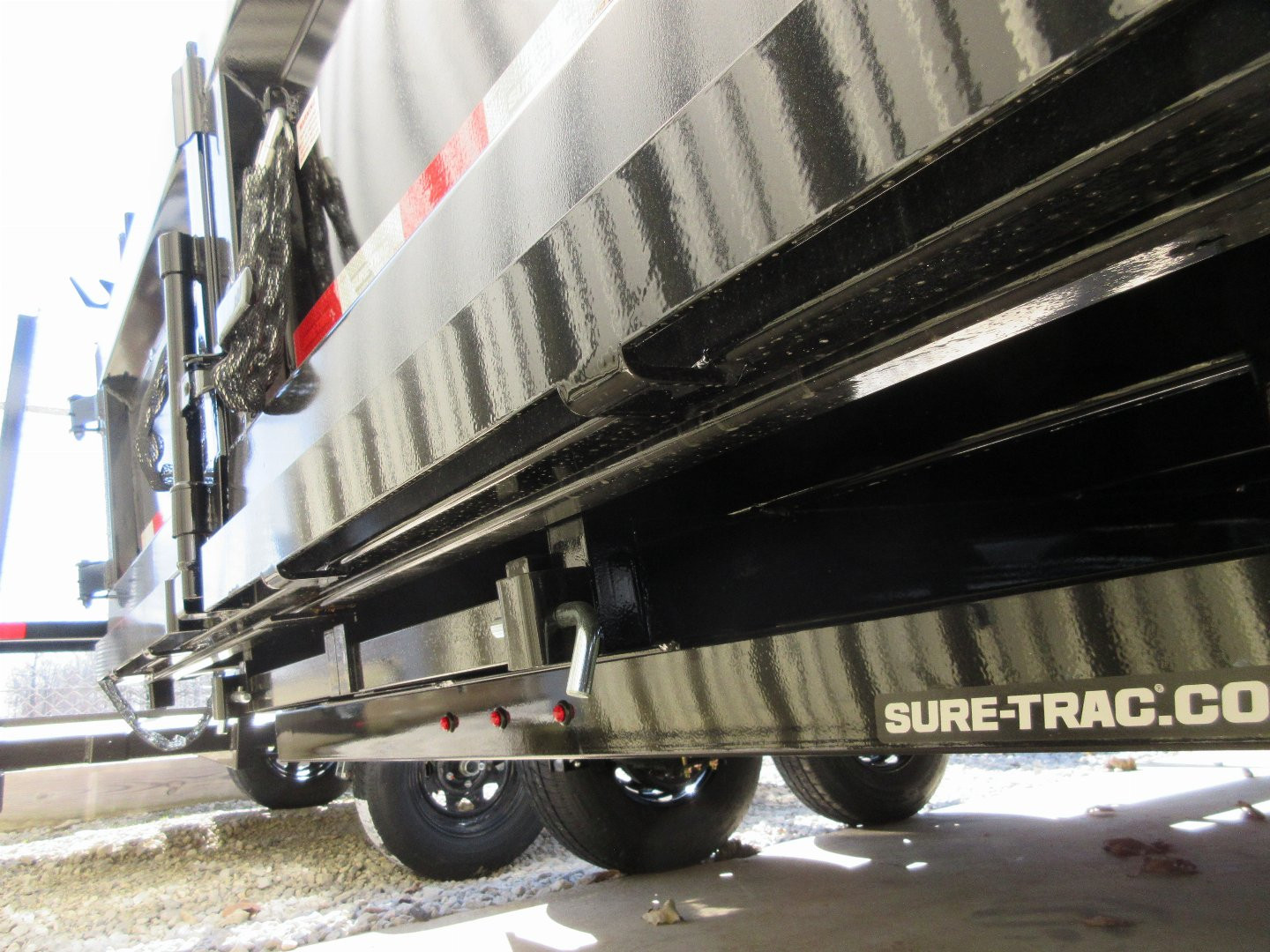 New 2024 Sure-Trac 82 IN x 14 HD Low Profile Dump Trailer  14K Telescopic