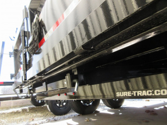 New 2024 Sure-Trac 82 IN x 14 HD Low Profile Dump Trailer  14K Telescopic