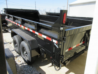 New 2024 Sure-Trac 82 IN x 14 HD Low Profile Dump Trailer  14K Telescopic