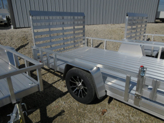 New Sport Haven 7'X14' DELUXE ALUMINUM W/ATV RAMP SIDES Utility Trailer