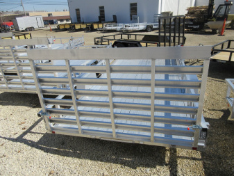 New Sport Haven 7'X14' DELUXE ALUMINUM W/ATV RAMP SIDES Utility Trailer