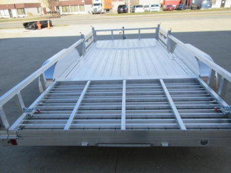 New Sport Haven 7'X16' TANDEM DELUXE ALUMINUM W/ATV RAMP SIDES Utility Trailer