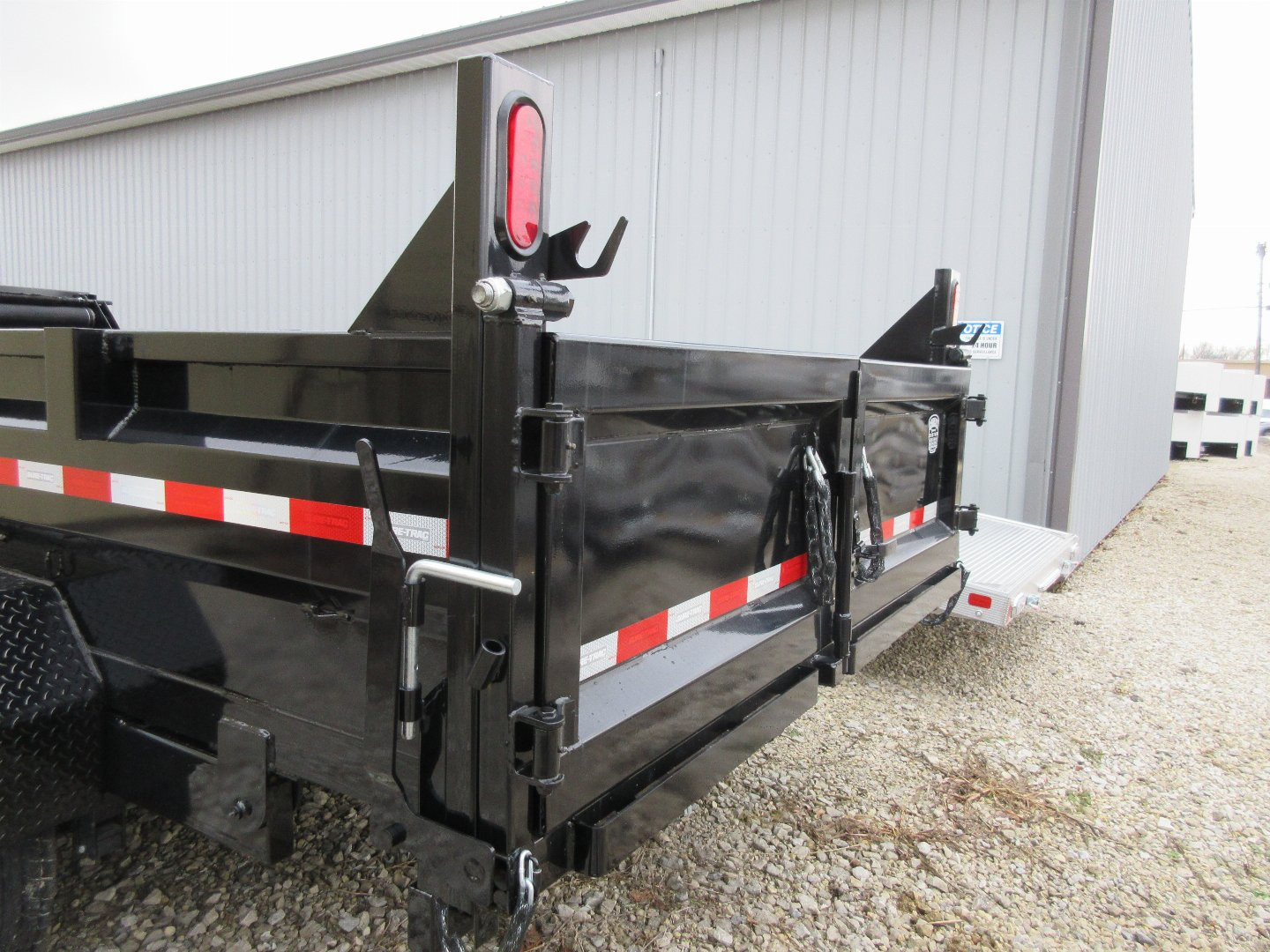 New 2025 Sure-Trac 82 x 16 HD Low Profile Dump Trailer 14K TelescopIc