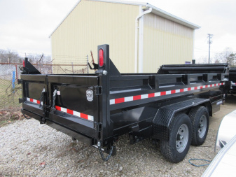 New 2025 Sure-Trac 82 x 16 HD Low Profile Dump Trailer 14K TelescopIc