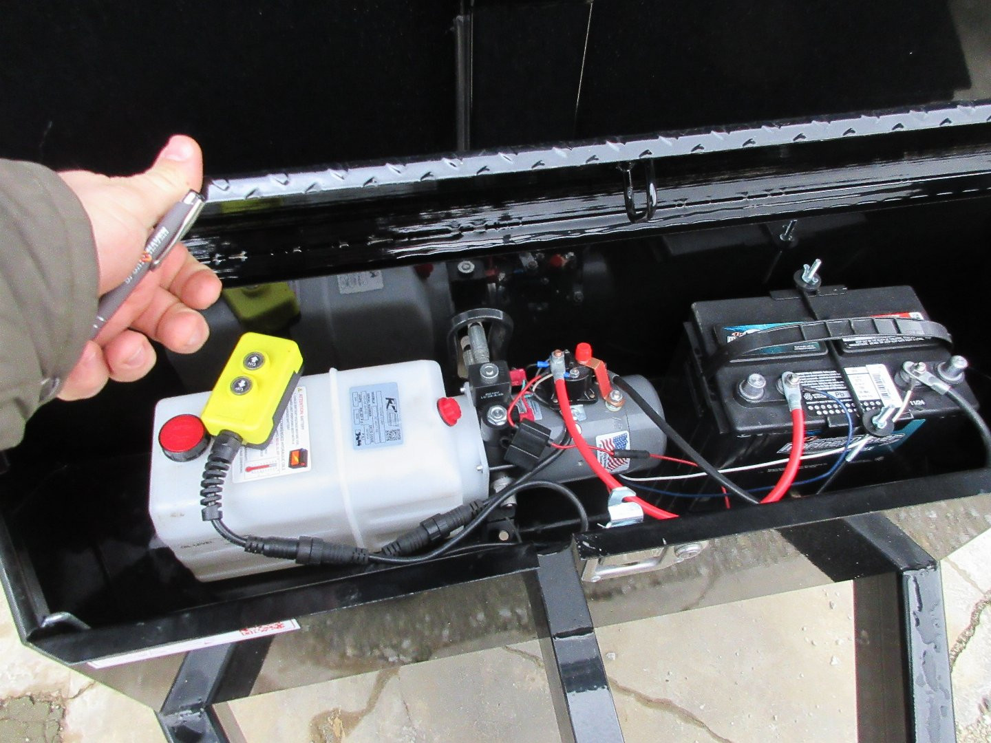 New 2025 Sure-Trac 6 x 12 Low Profile Dump Trailer 10K Single Ram